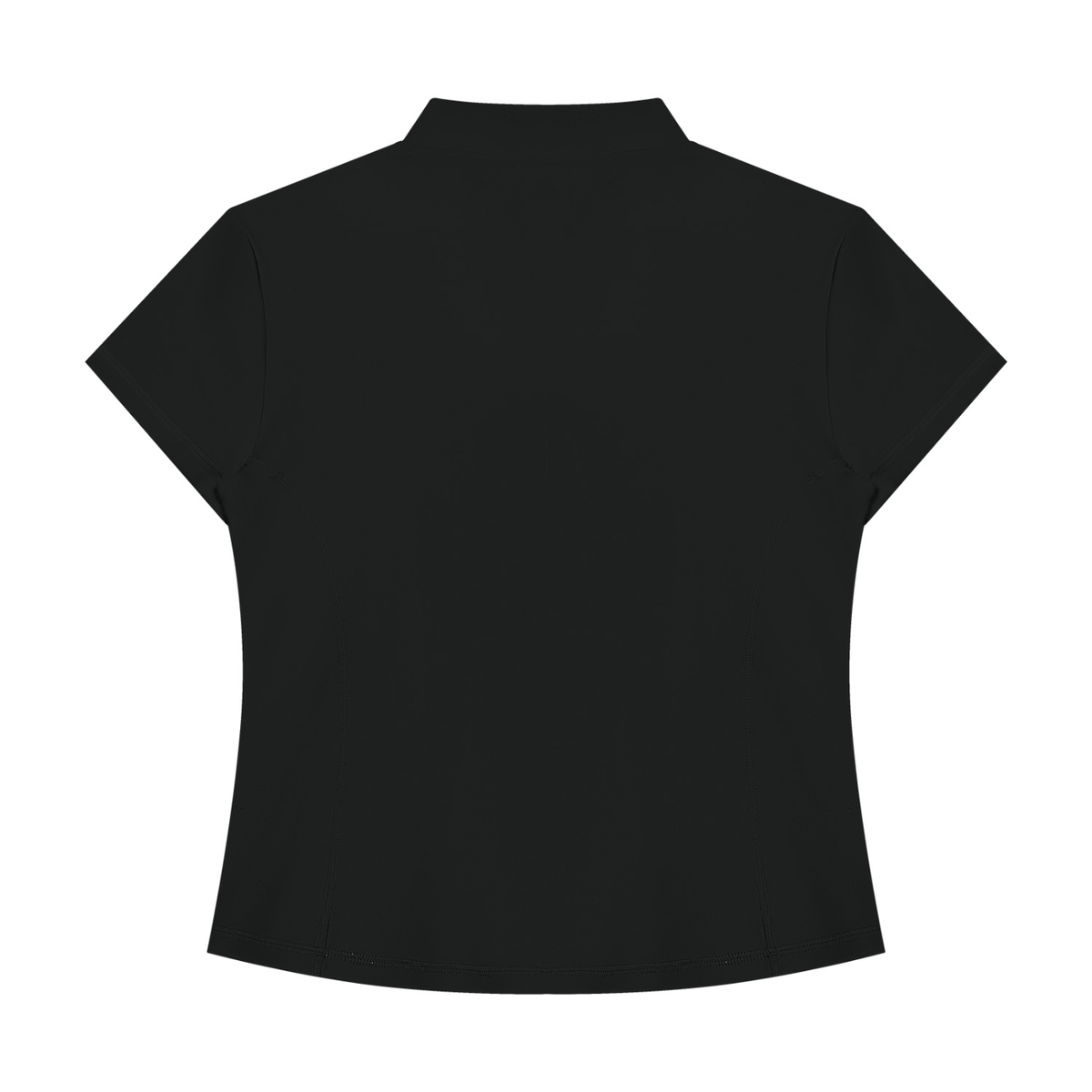 Women's Yoga Quarter-Zip Mock Neck T-Shirt