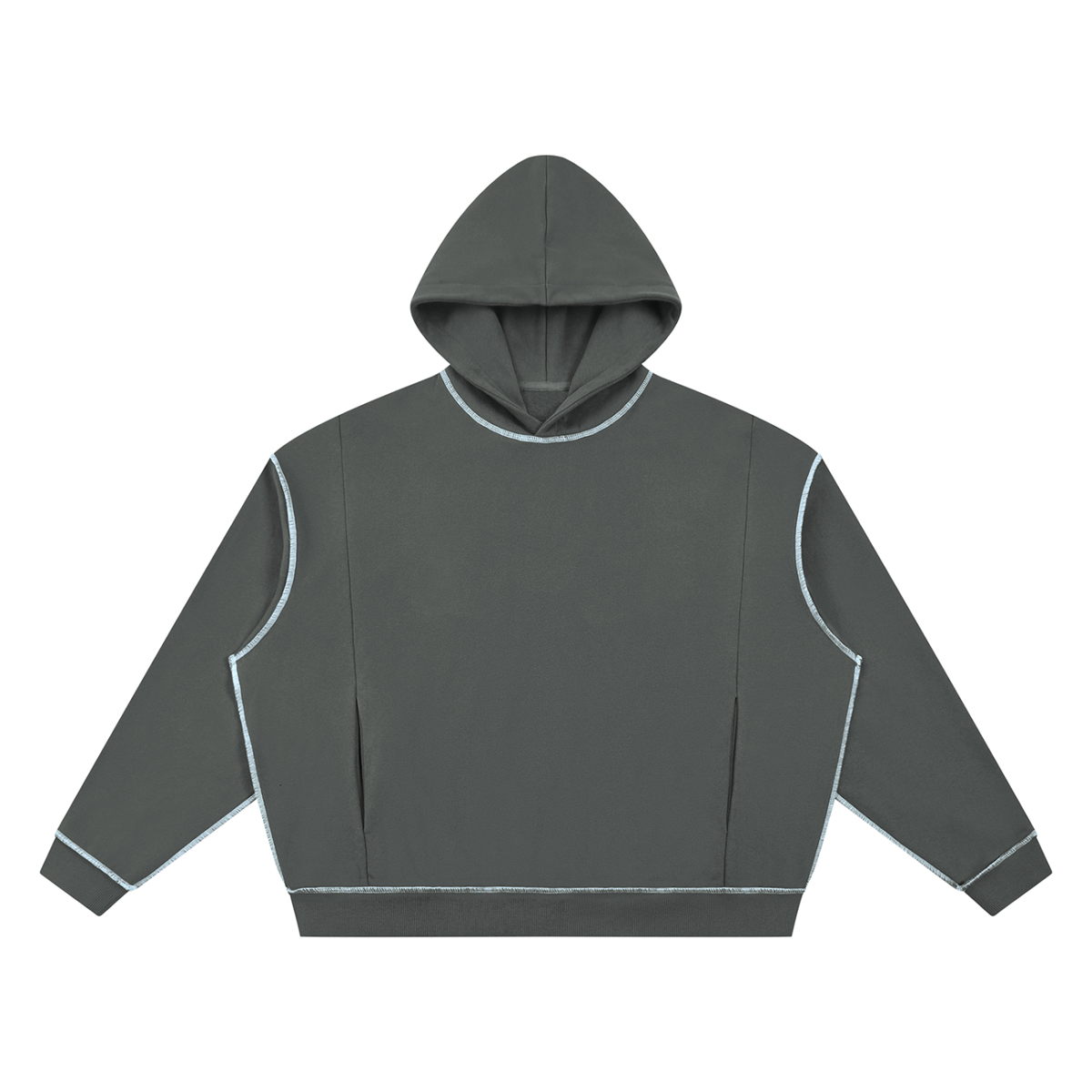 Unisex Boxy Heavyweight Topstitch Hoodie