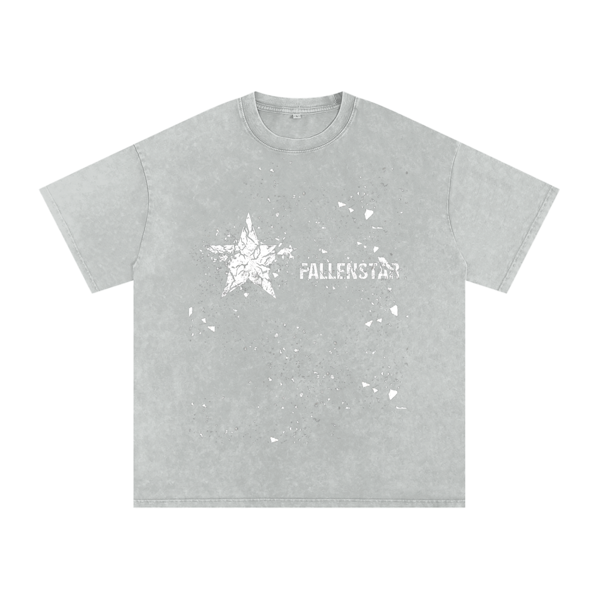 fallenstar Snow Washed Oversized Cotton T-Shirt