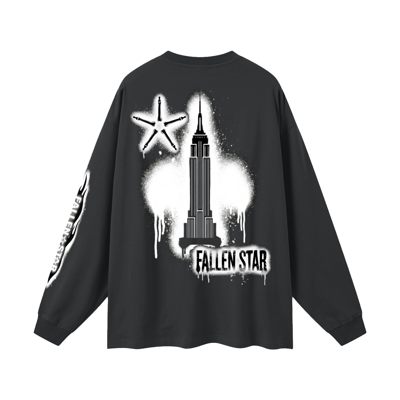 fallenstar Oversized Unisex Long Sleeve T-Shirt