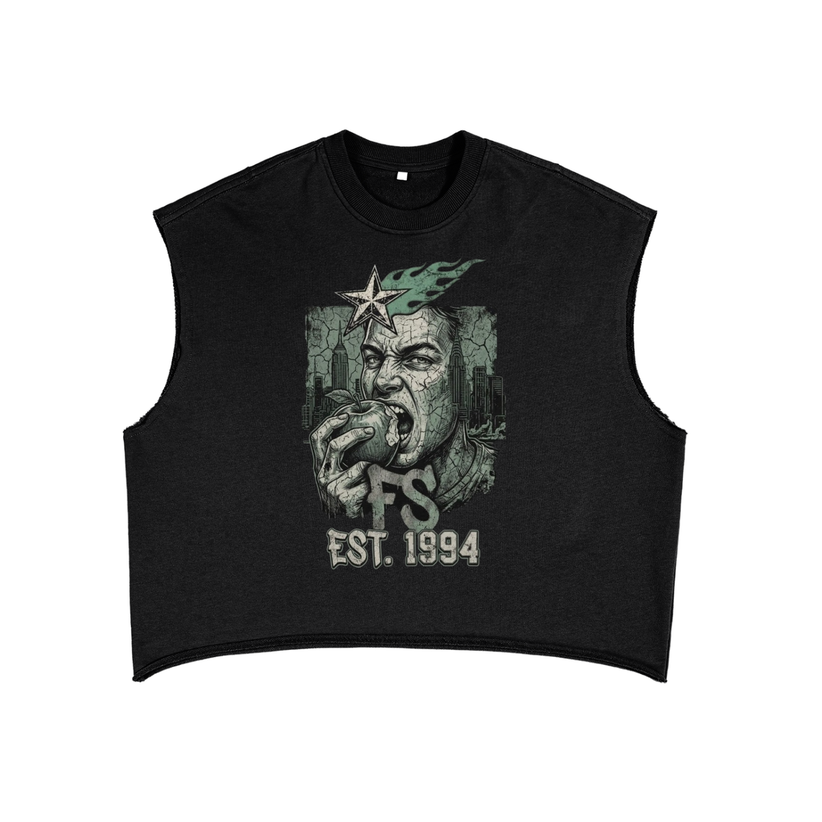 Fallenstar French Terry Boxy Tank Top