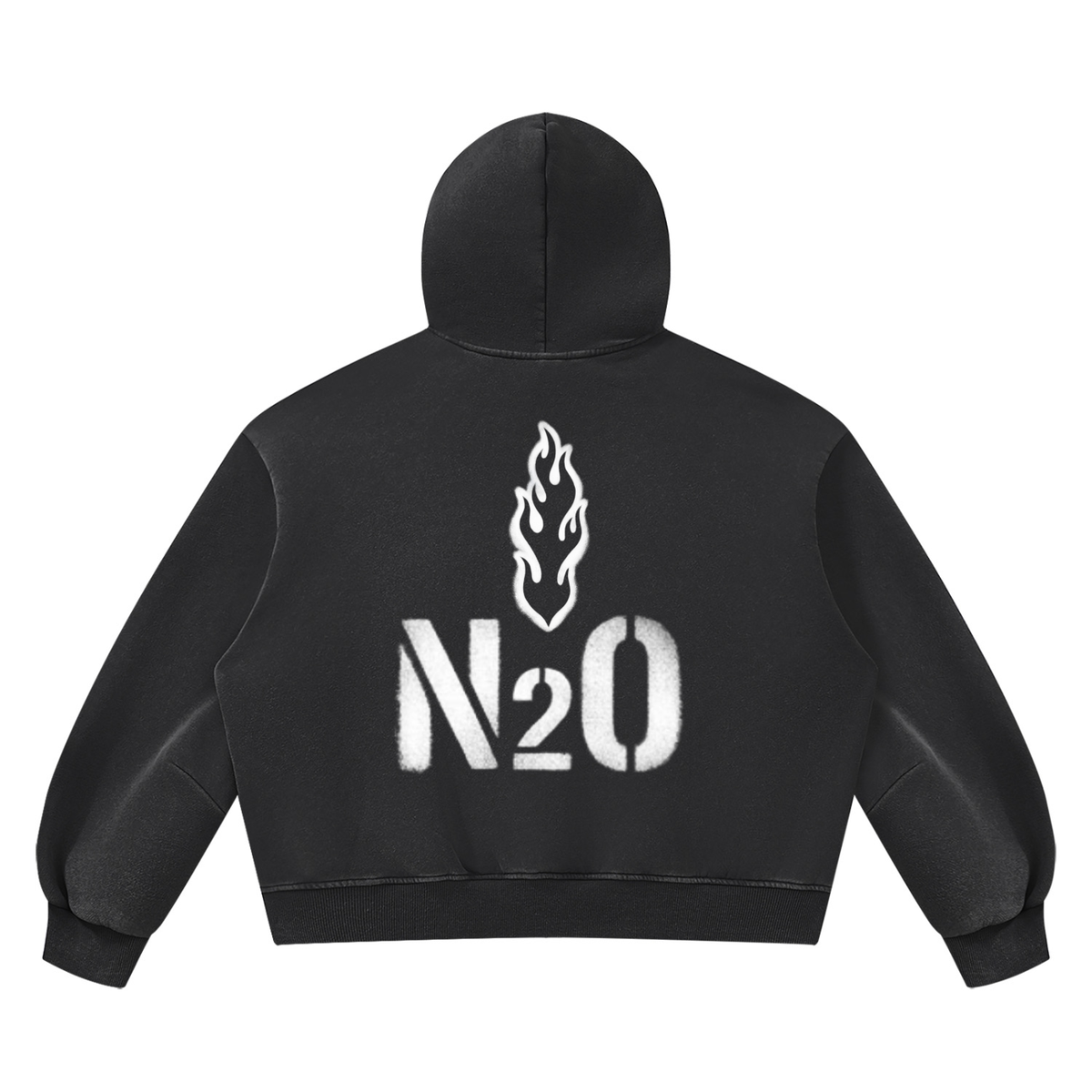 fallenstar Unisex Vintage Wash Boxy Fleece Hoodie