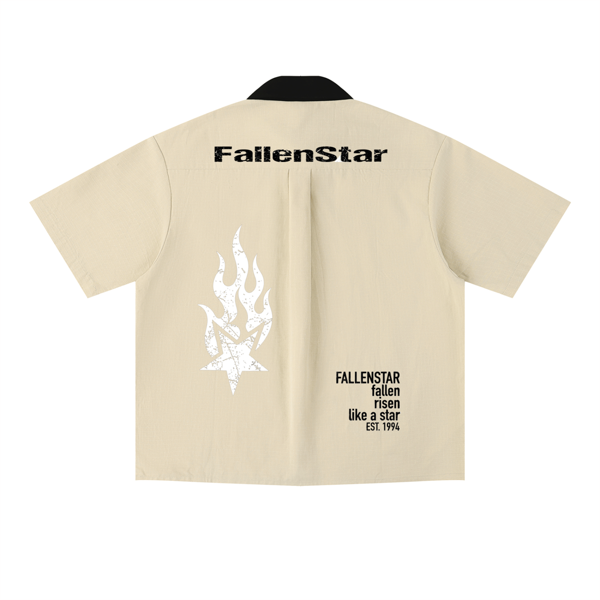 Unisex Color Block Short Sleeve Shirt fallenstar