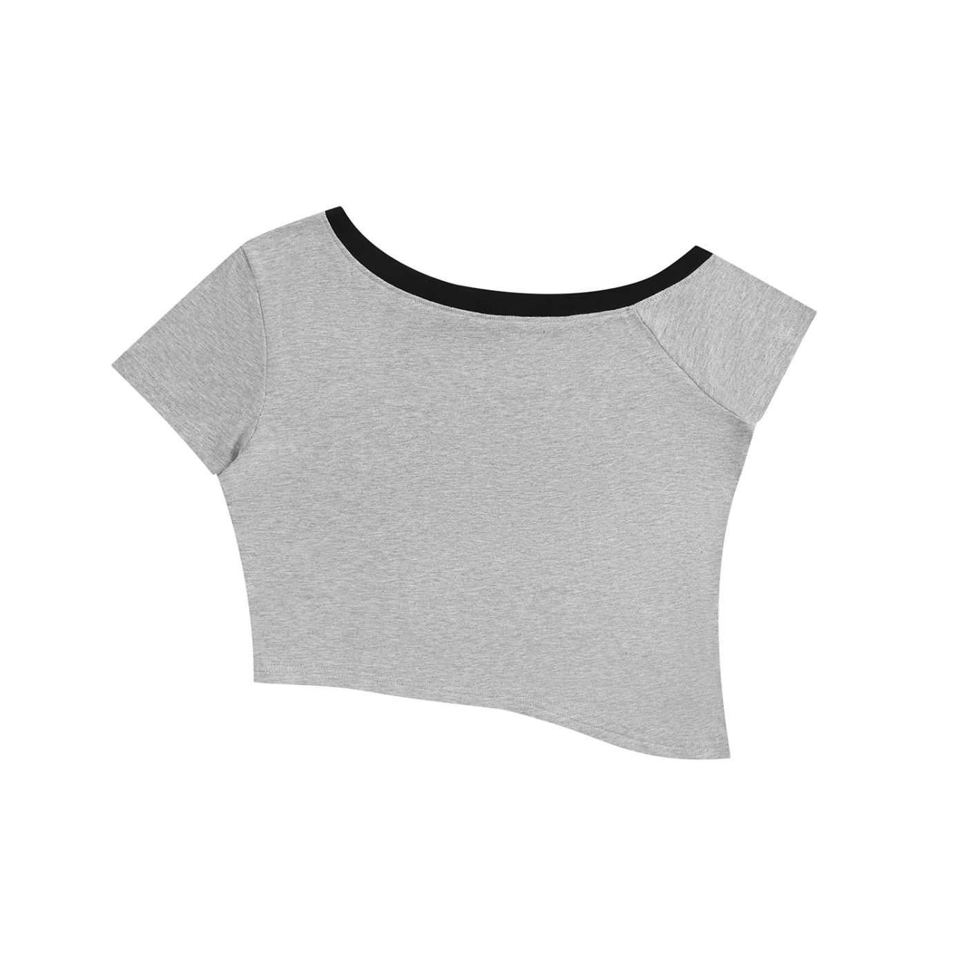 Women's Color Block Off-the-Shoulder T-Shirt