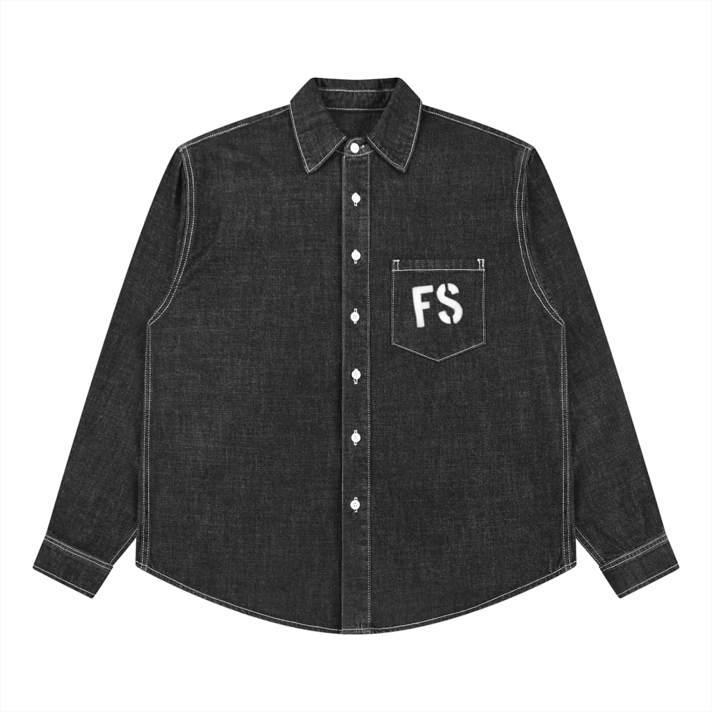 Unisex Vintage Wash Denim Shirt