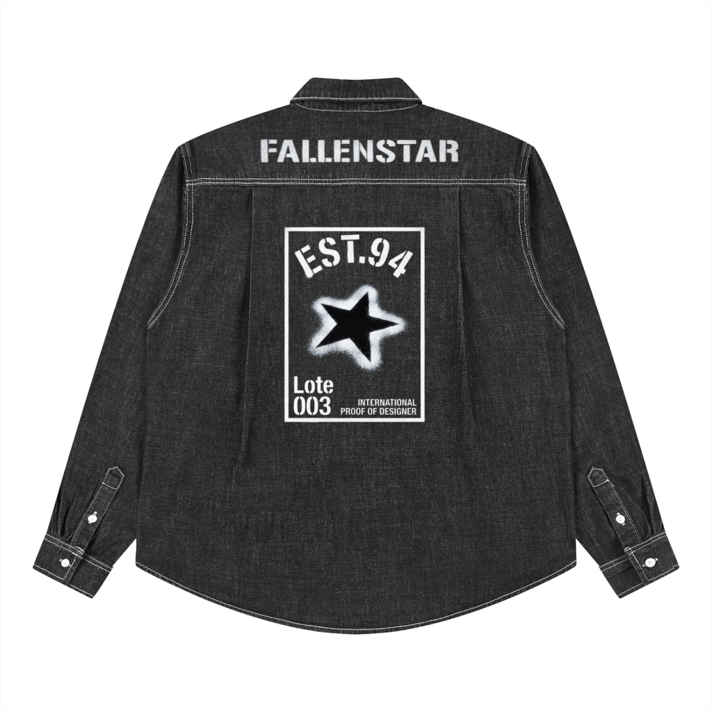 Unisex Vintage Wash Denim Shirt