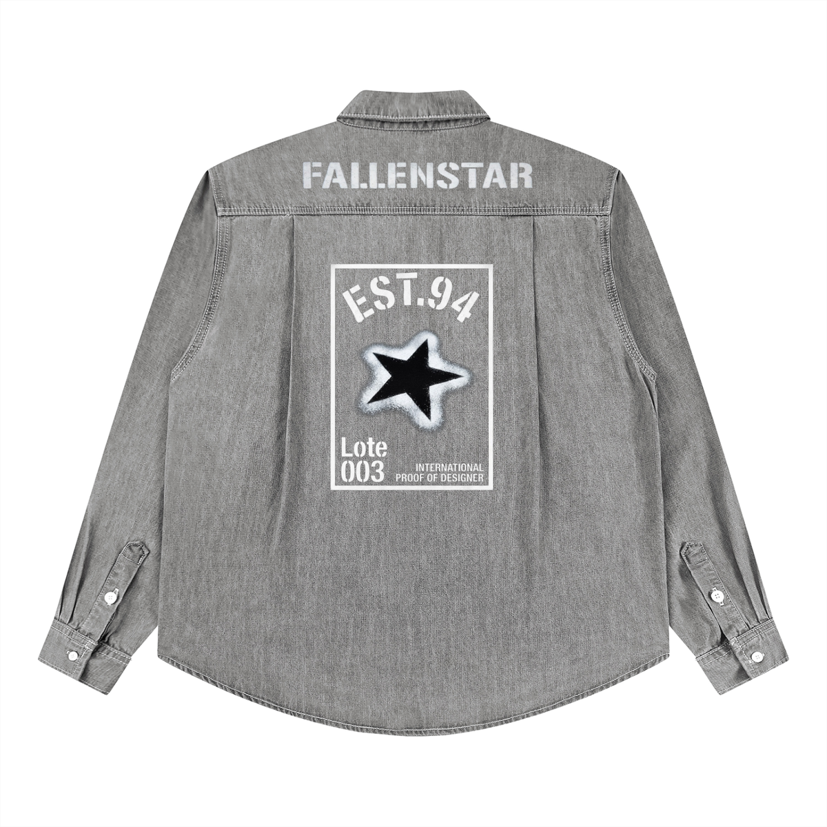 Unisex Vintage Wash Denim Shirt