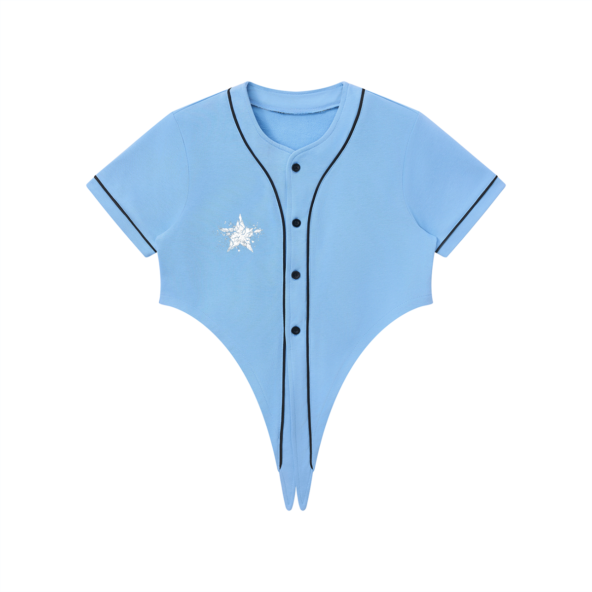 fallenstar Women's Piping Baseball Jersey