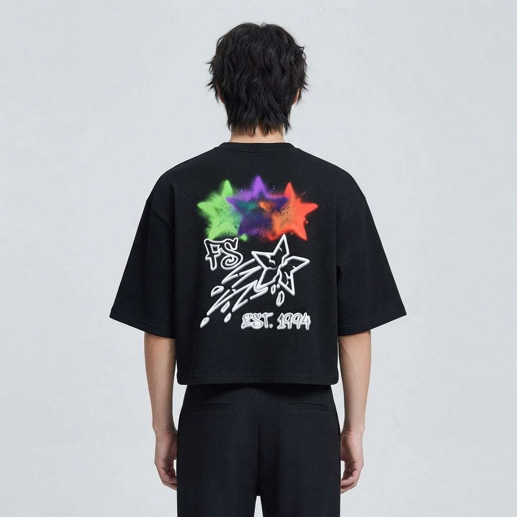 fallenstar Unisex Waffle Boxy T-Shirt
