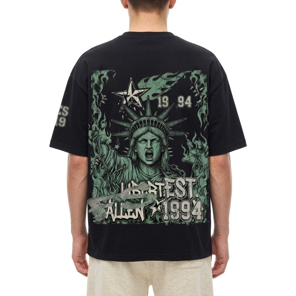 fallenstar. Streetwear Loose Drop Shoulder T-Shirt