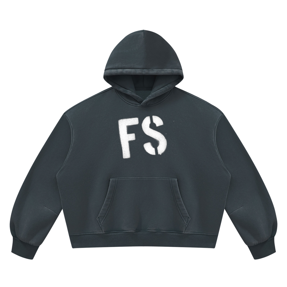 fallenstar Unisex Vintage Wash Boxy Fleece Hoodie