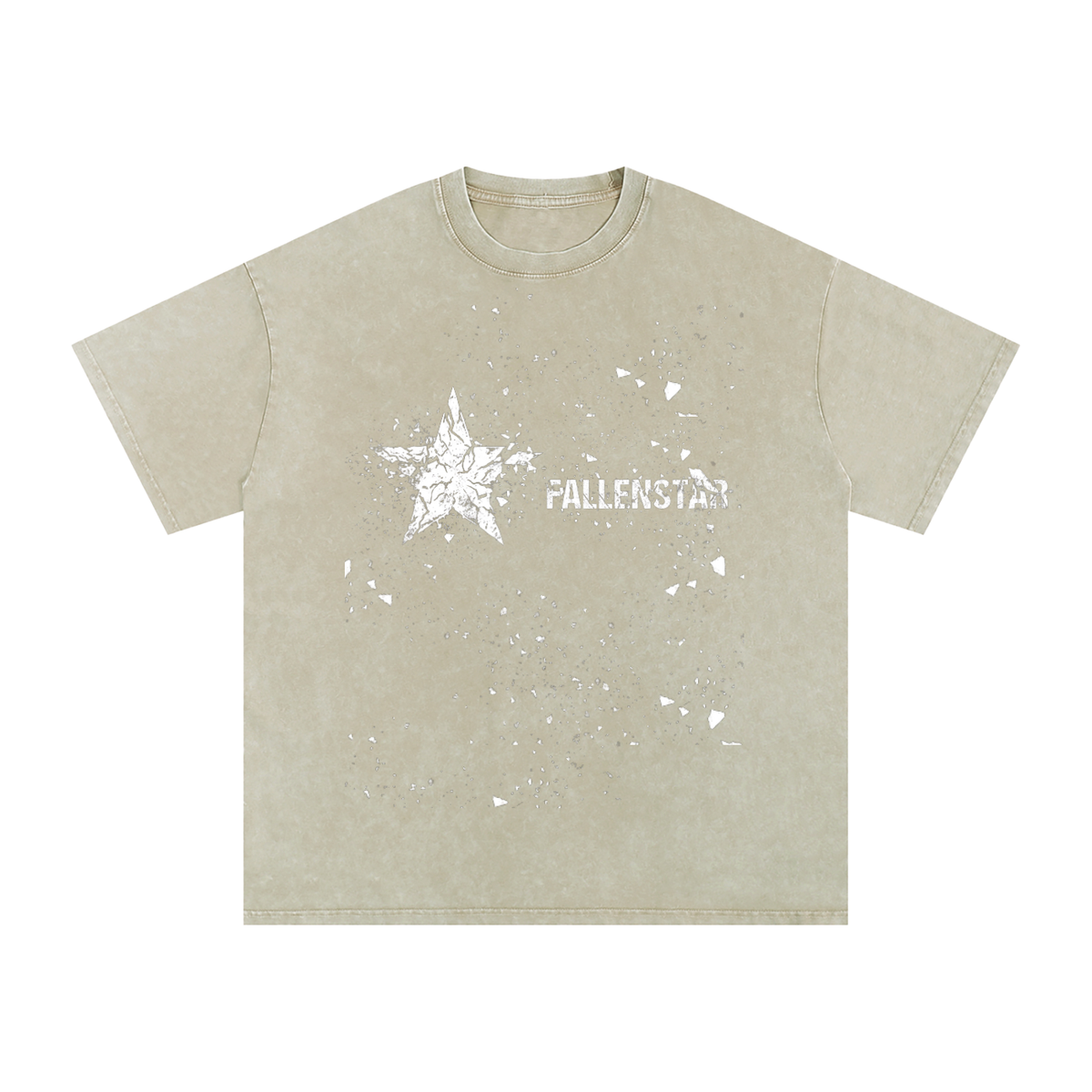 fallenstar Snow Washed Oversized Cotton T-Shirt