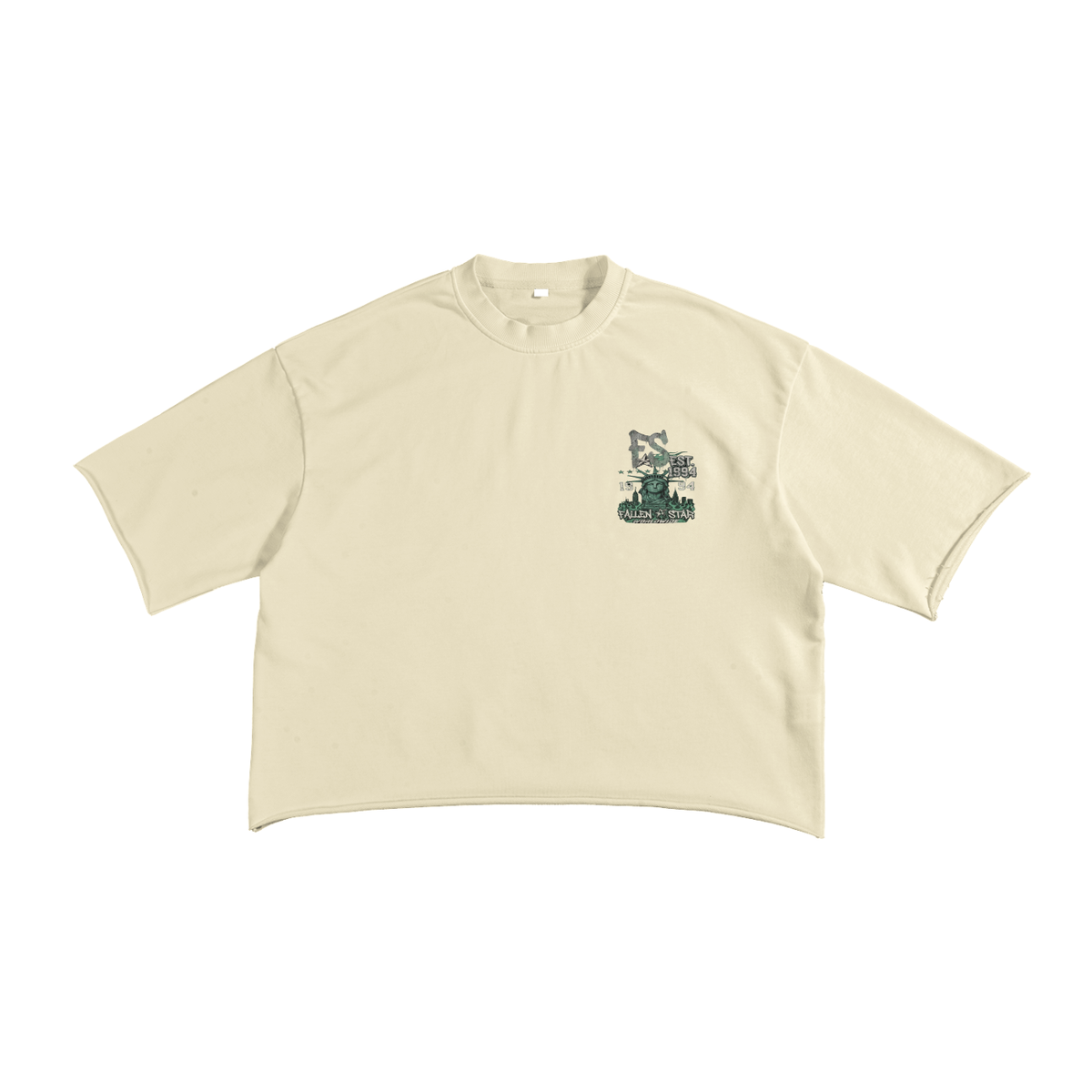 fallenstar French Terry Raw Edge T-Shirt