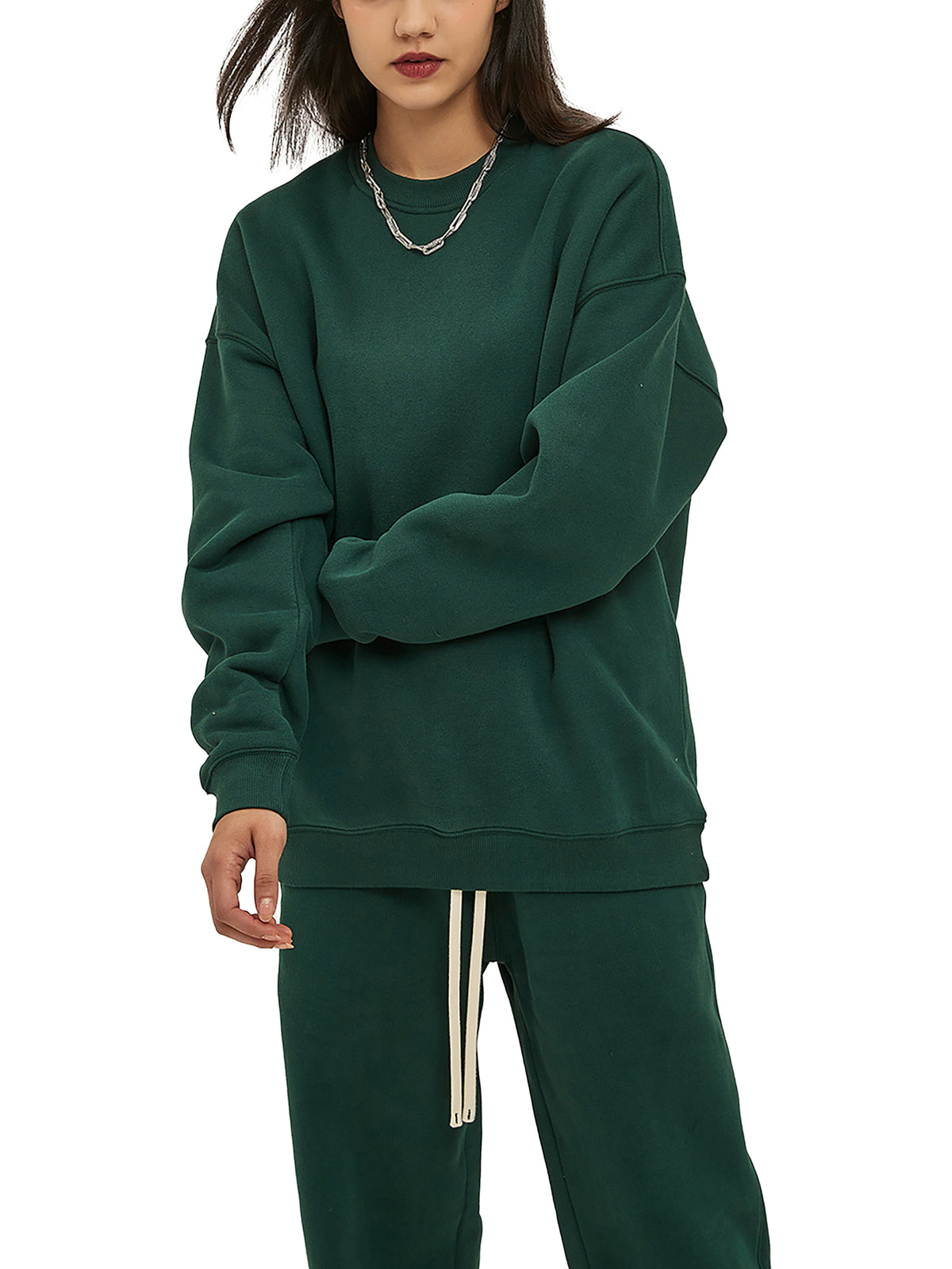 Fleeced Sweatshirt
