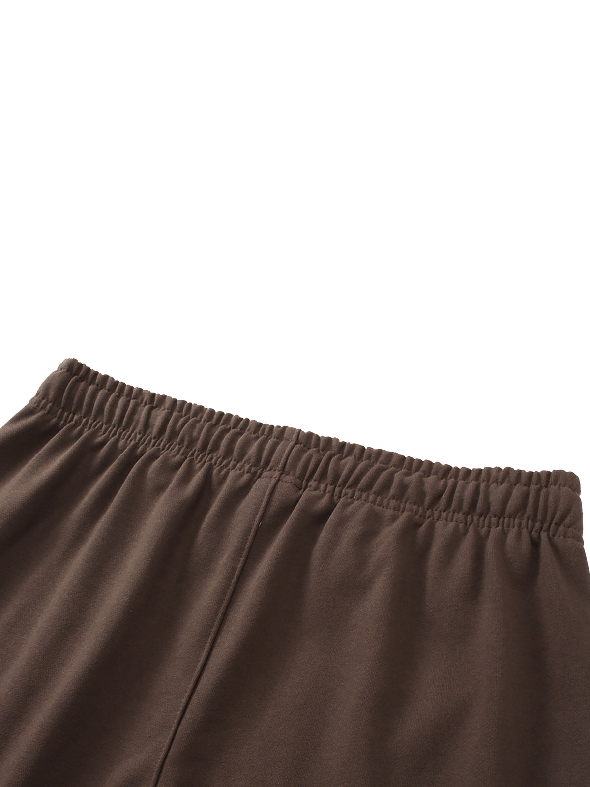 Solid Color Straight-Leg Sweatpants