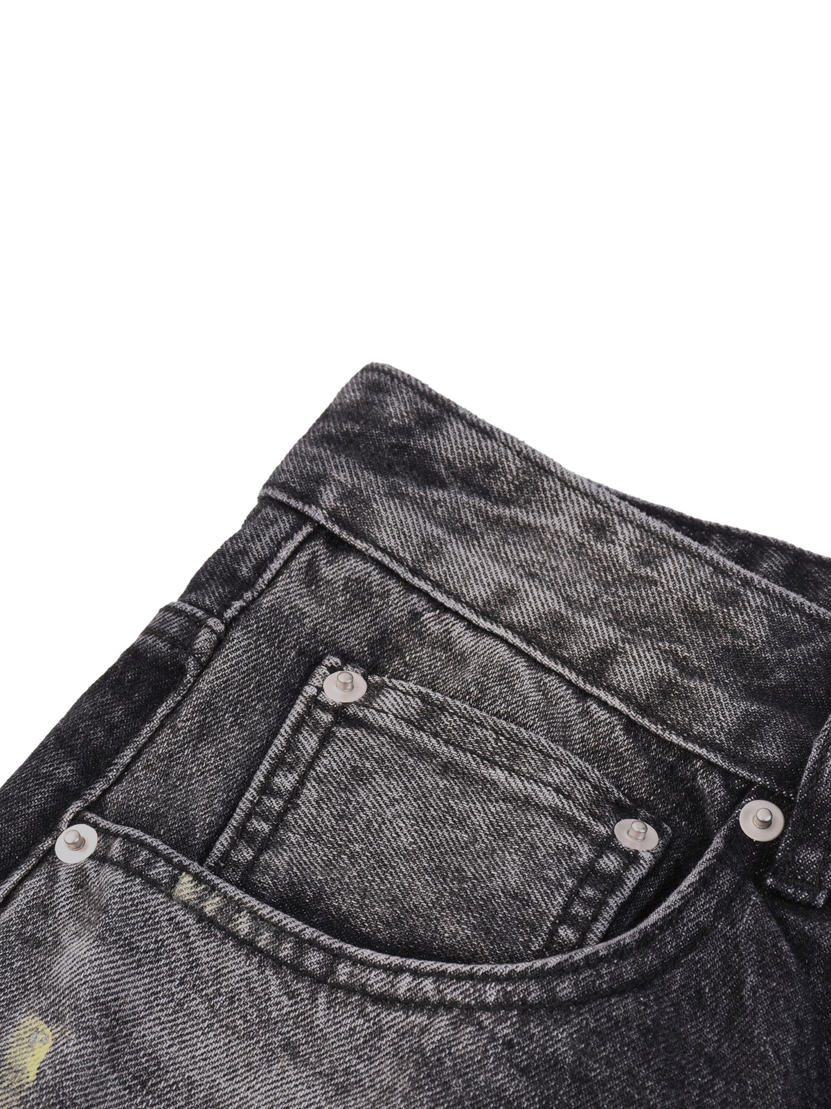 fallenstar Men’s Vintage Wash Wide Leg Denim Shorts
