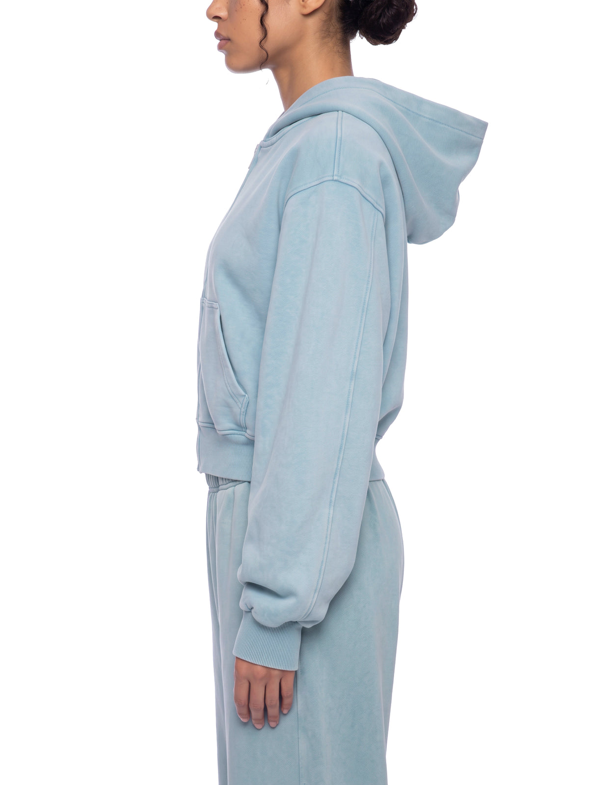 Women's Mineral Wash Full Zip Hoodie