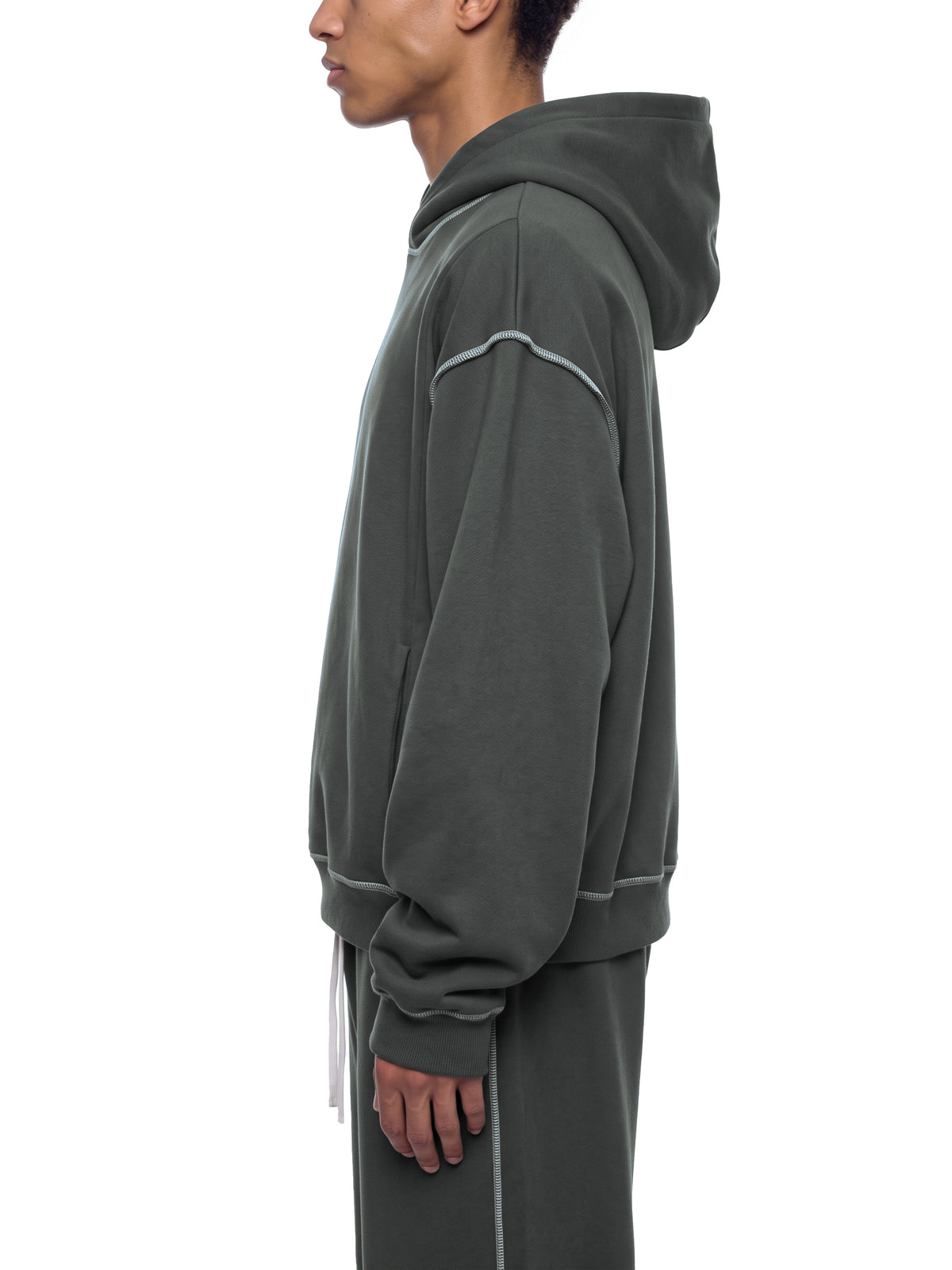 Unisex Boxy Heavyweight Topstitch Hoodie