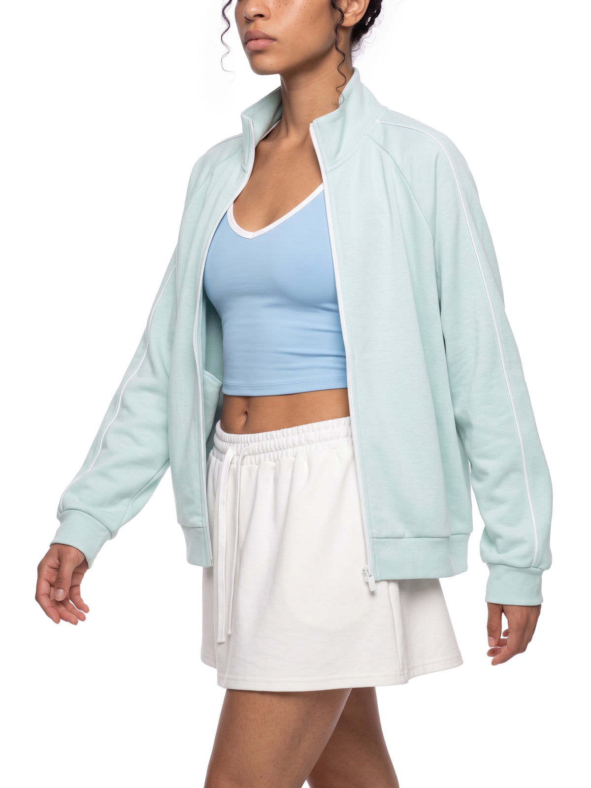 Unisex Color Block Track Jacket