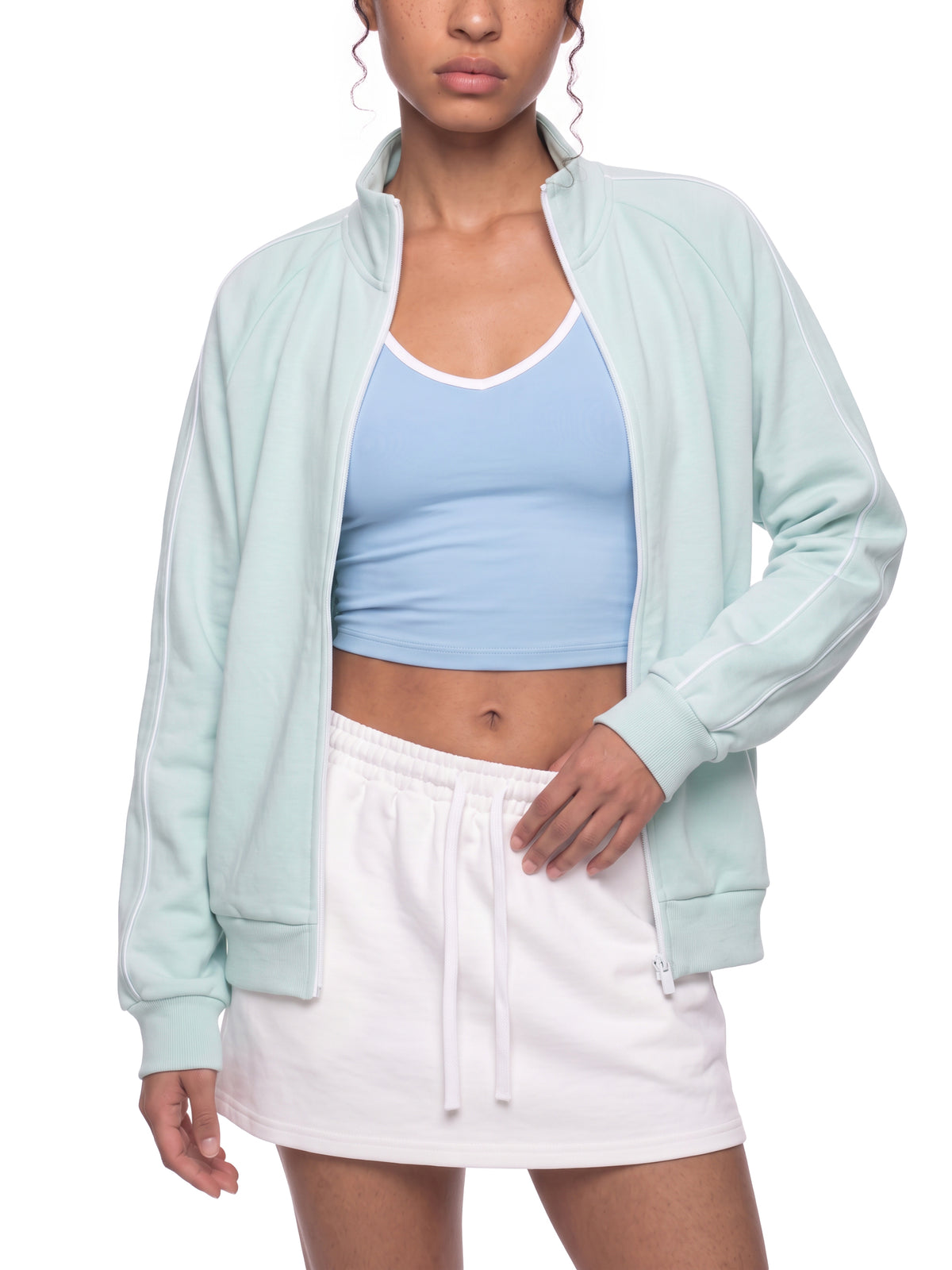 Unisex Color Block Track Jacket