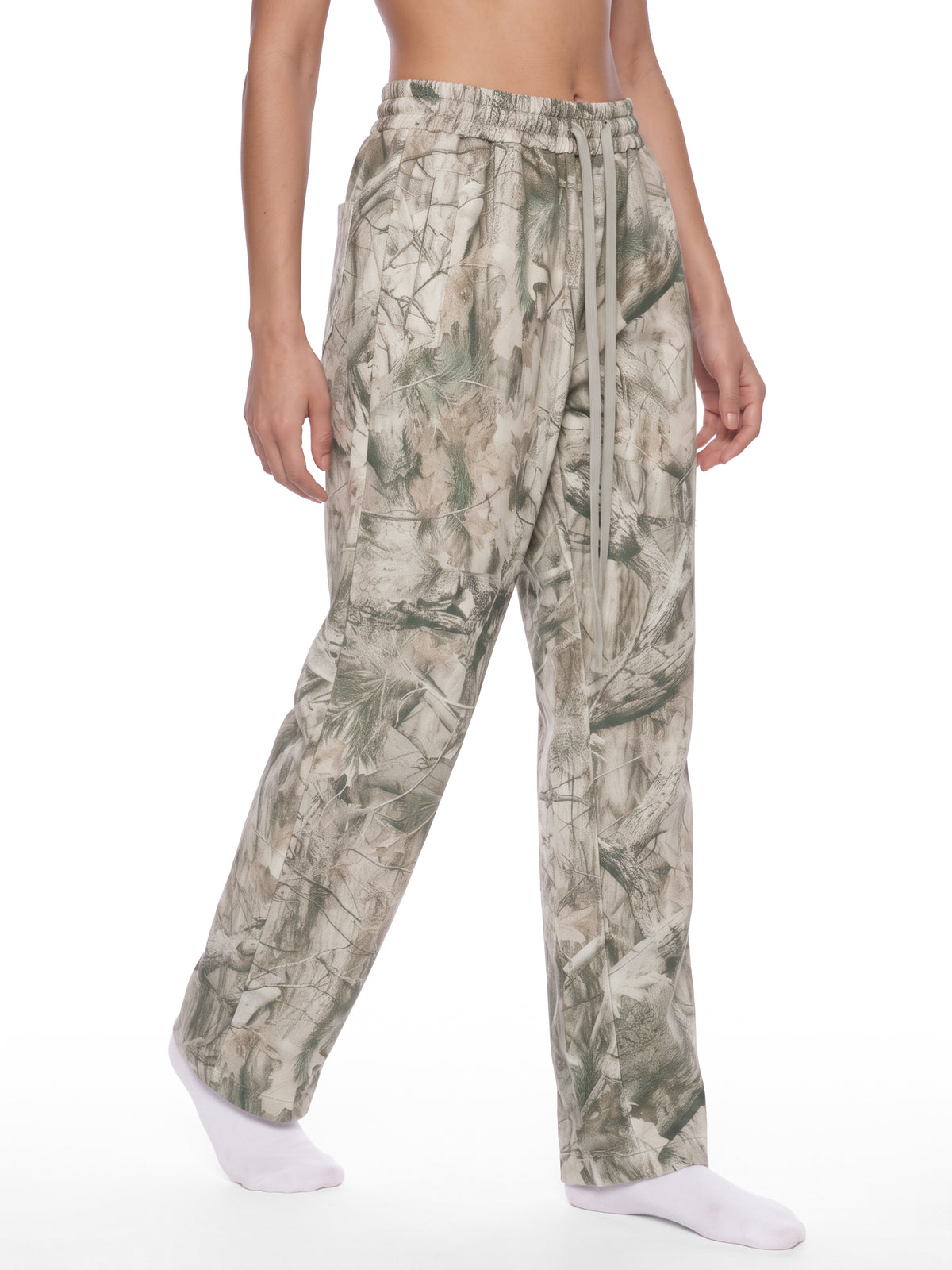 Unisex Fleece Tree Camo Sweatpants