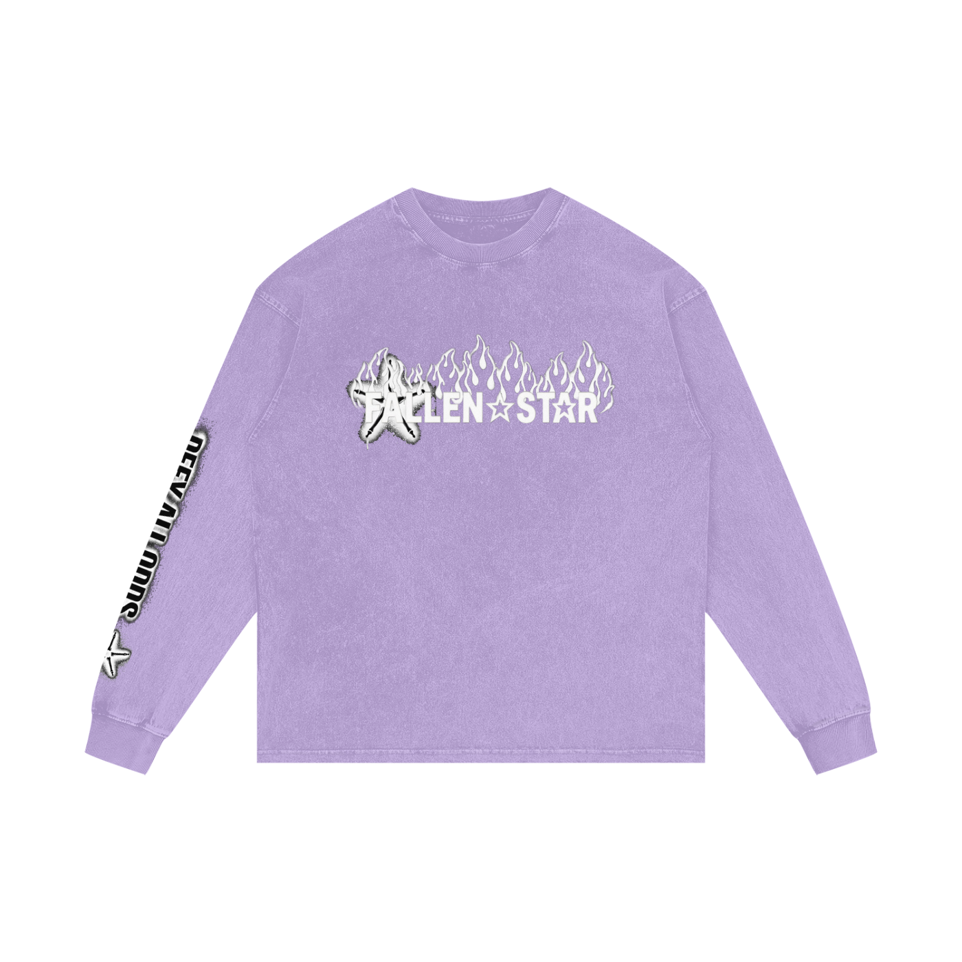 Acid Wash Oversize Long Sleeve T-Shirt