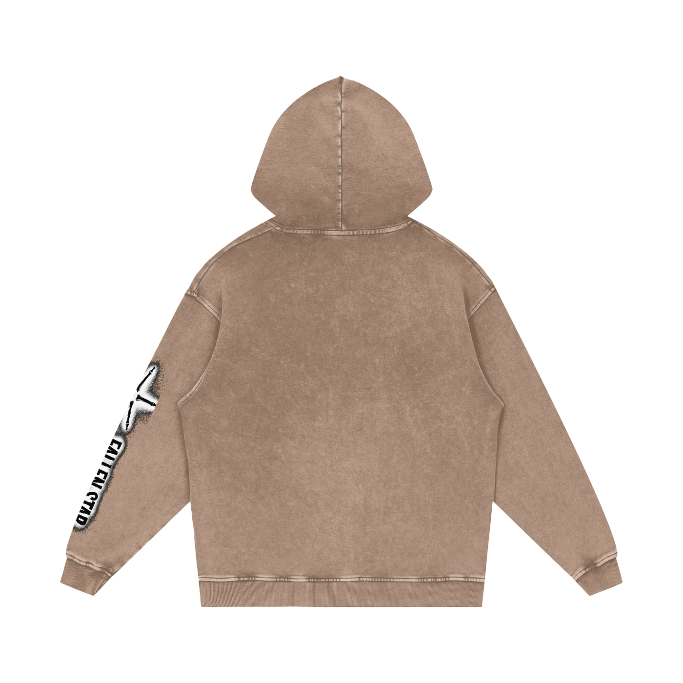 fallenstar Snow Washed Loose Cotton Hoodie