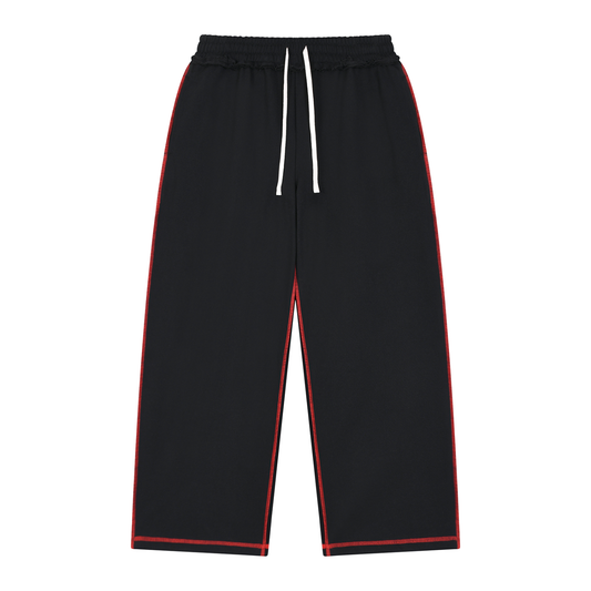Unisex Raw Edge Topstitch Sweatpants