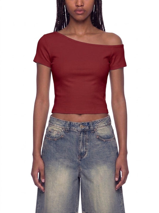 Women’s Off-the-Shoulder T-Shirt