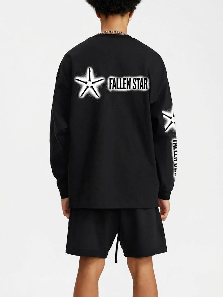 fallenstar Oversized Unisex Long Sleeve T-Shirt