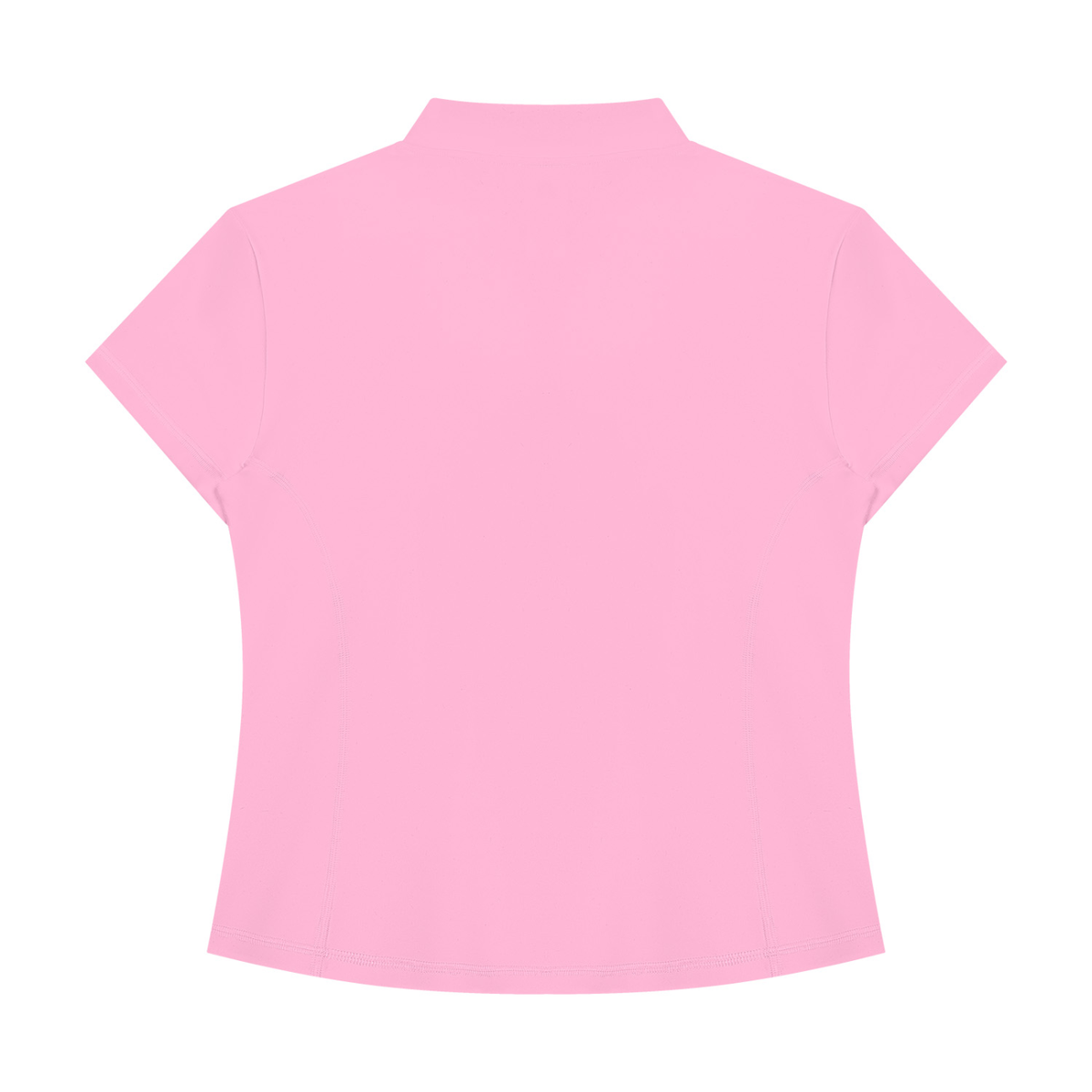 Women's Yoga Quarter-Zip Mock Neck T-Shirt
