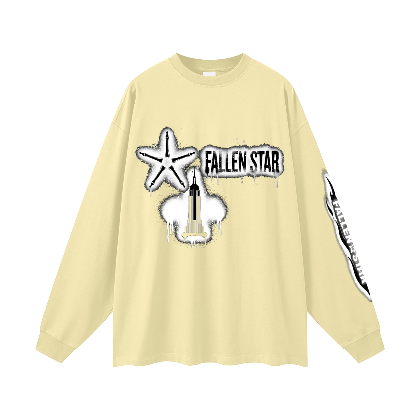 fallenstar Oversized Unisex Long Sleeve T-Shirt