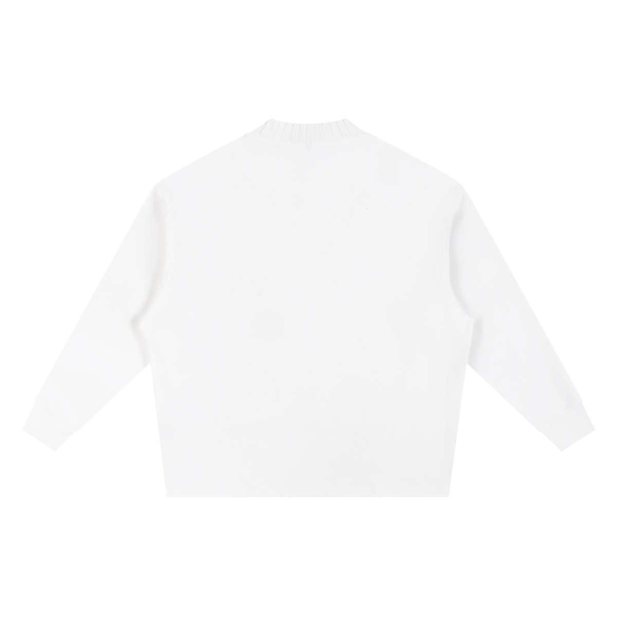 Knitted Round Neck Oversize Sweatshirt