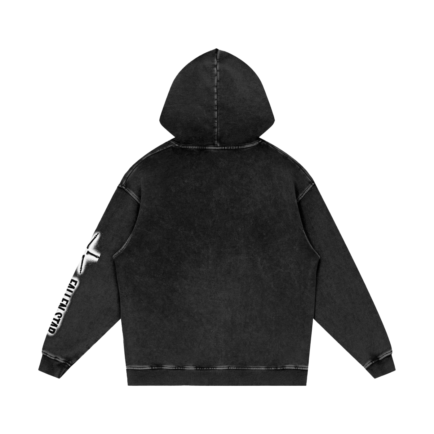 fallenstar Snow Washed Loose Cotton Hoodie