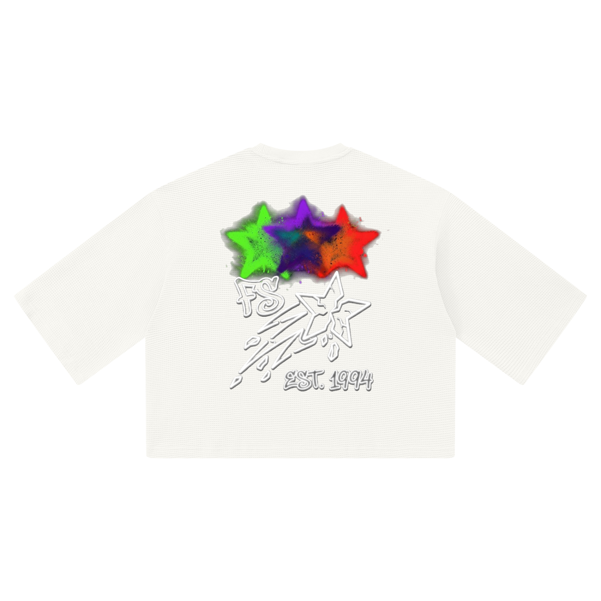 fallenstar Unisex Waffle Boxy T-Shirt