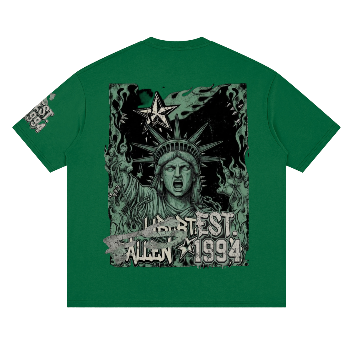 fallenstar. Streetwear Loose Drop Shoulder T-Shirt