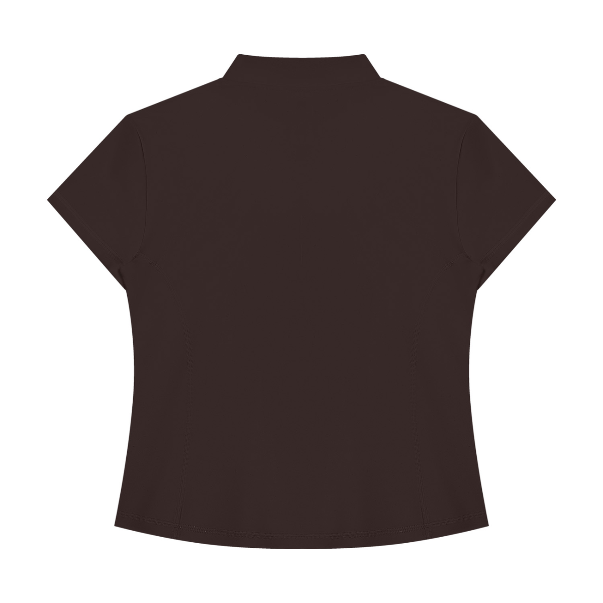 Women's Yoga Quarter-Zip Mock Neck T-Shirt