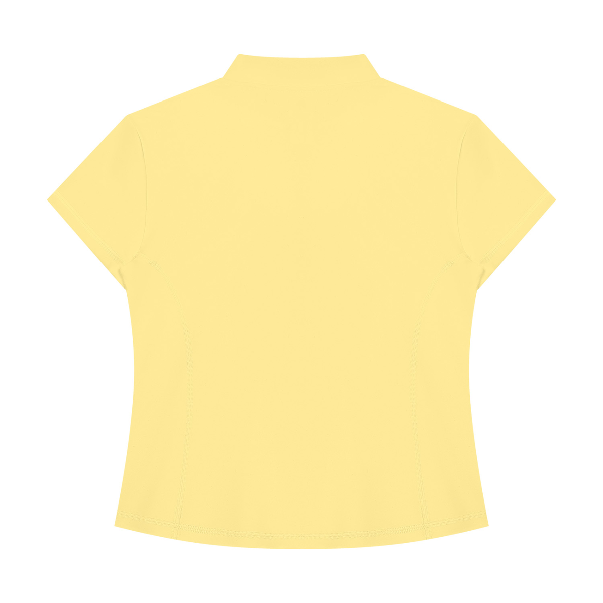 Women's Yoga Quarter-Zip Mock Neck T-Shirt