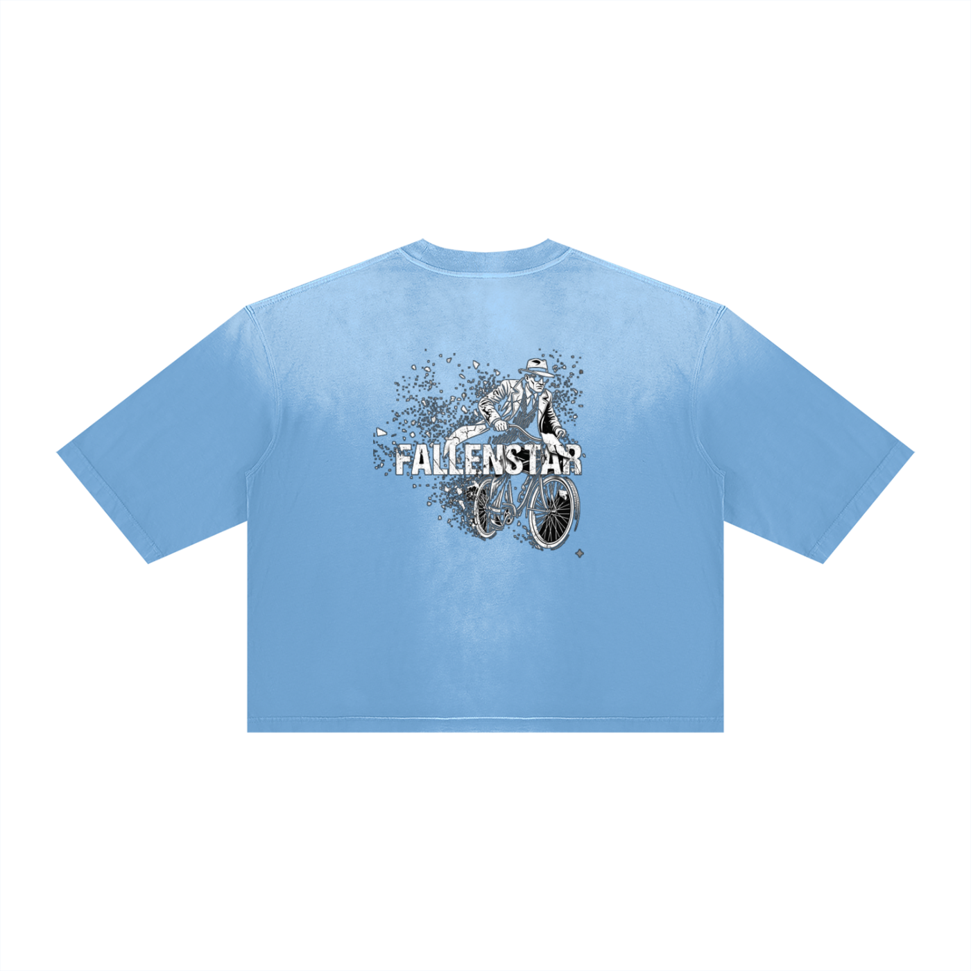 fallenstar Unisex Vintage Wash Sunfade Boxy T-Shirt