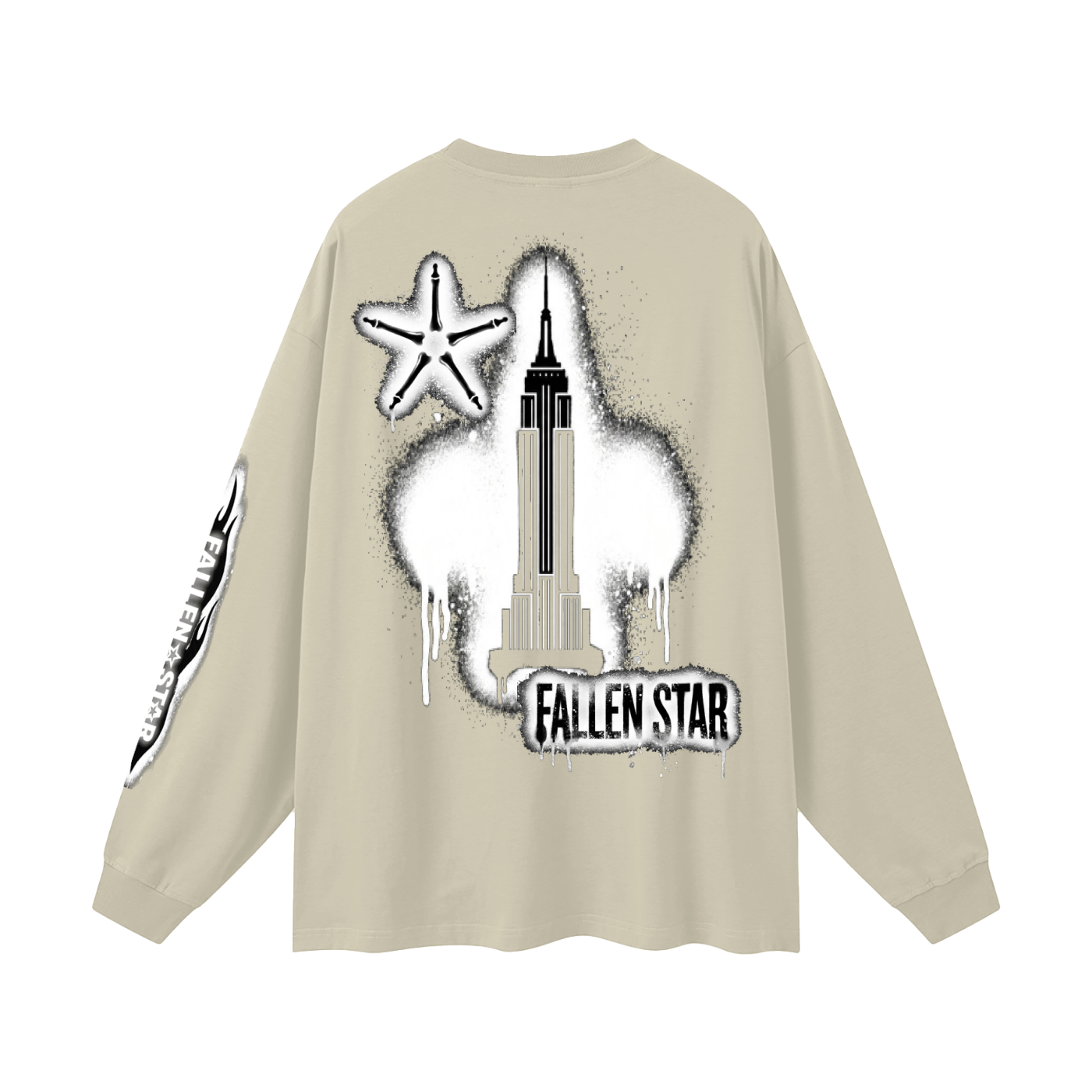 fallenstar Oversized Unisex Long Sleeve T-Shirt