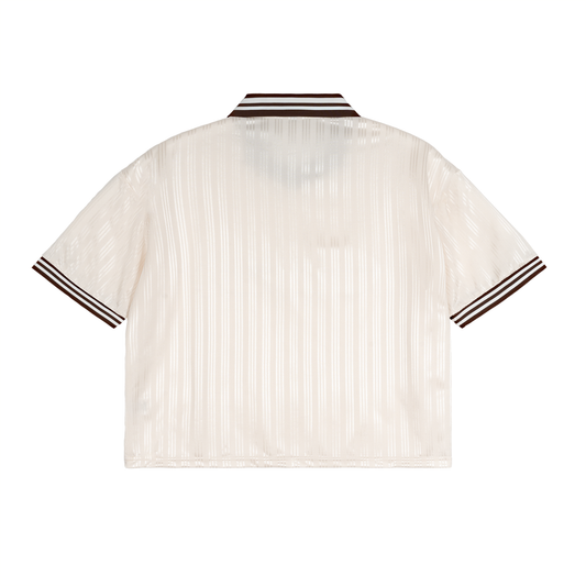 fallenstar Contrast Stripes Polo Collar T-Shirt