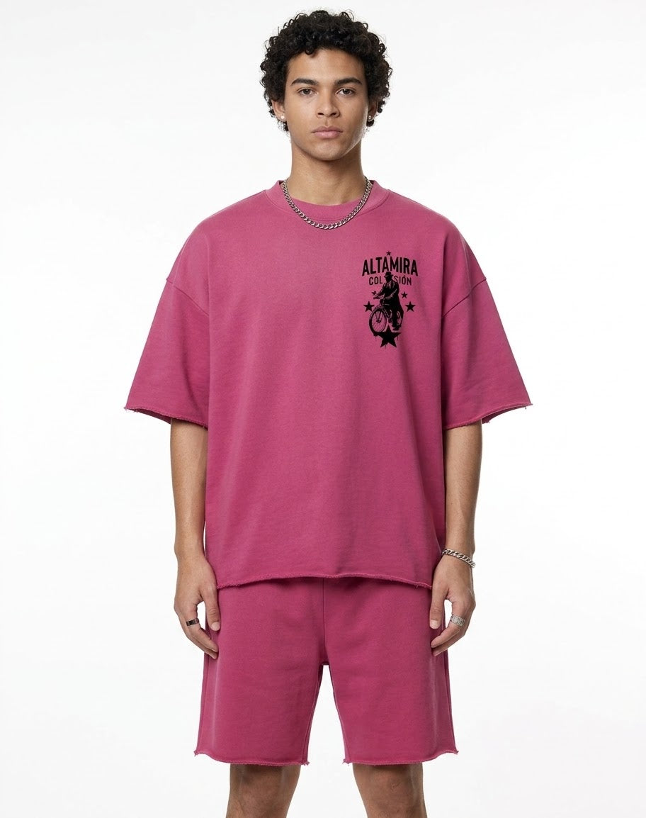 Sun Fade Raw Edge T-Shirt