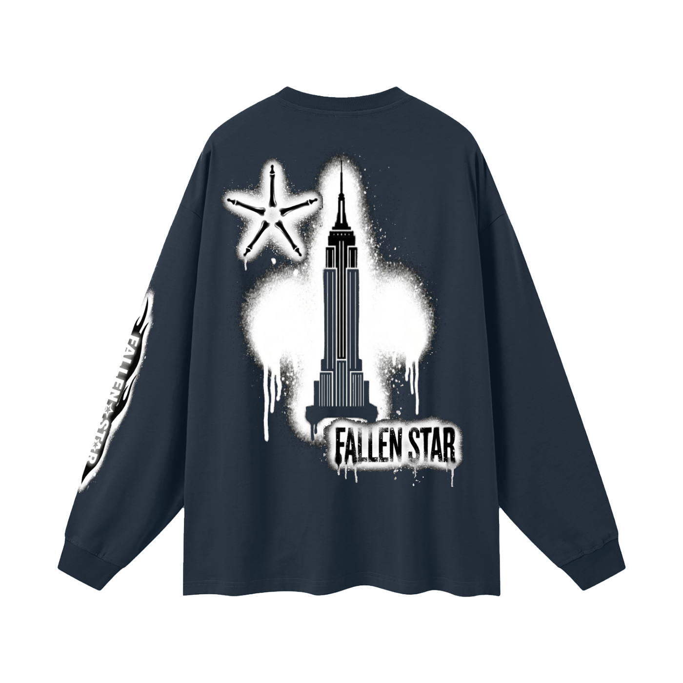 fallenstar Oversized Unisex Long Sleeve T-Shirt