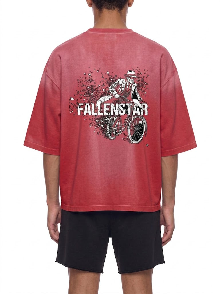 fallenstar Unisex Vintage Wash Sunfade Boxy T-Shirt