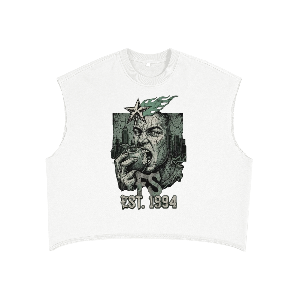 Fallenstar French Terry Boxy Tank Top
