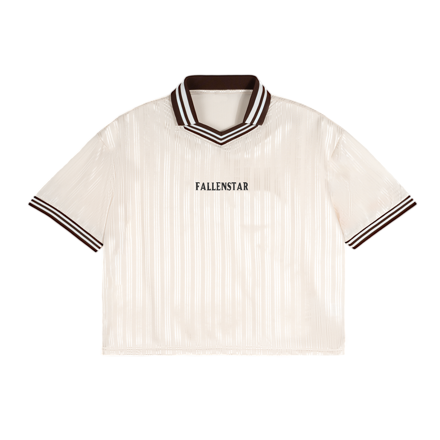 fallenstar Contrast Stripes Polo Collar T-Shirt