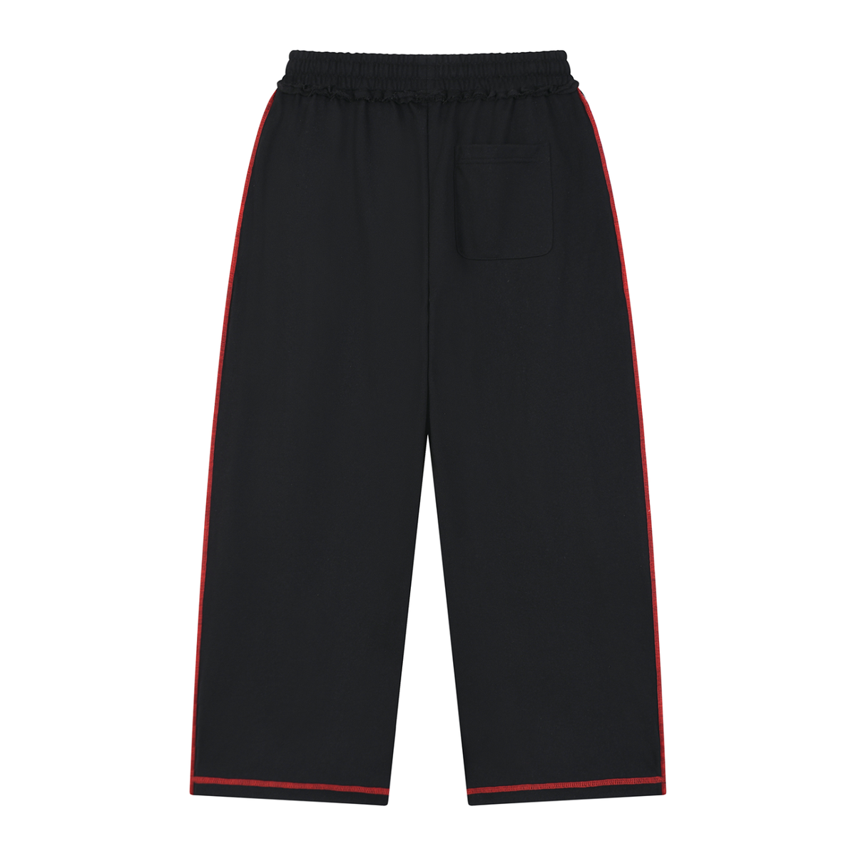 Unisex Raw Edge Topstitch Sweatpants