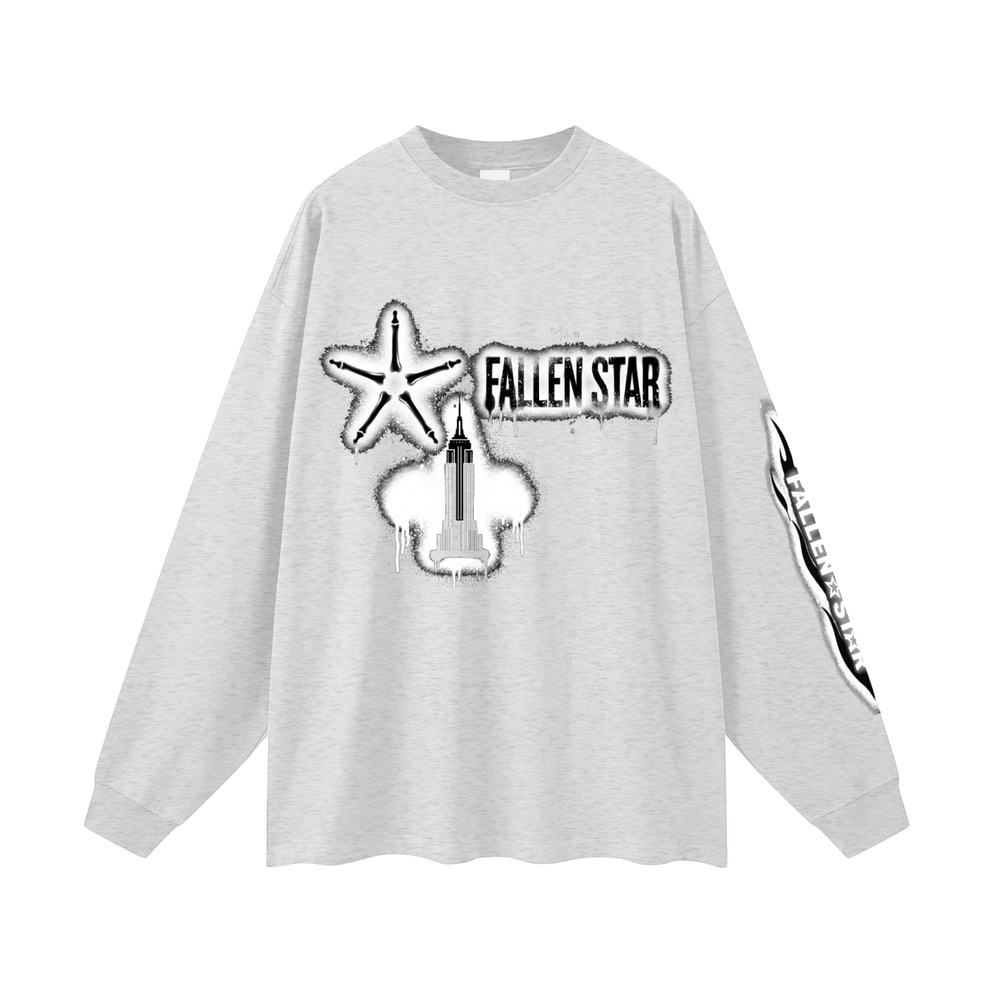fallenstar Oversized Unisex Long Sleeve T-Shirt