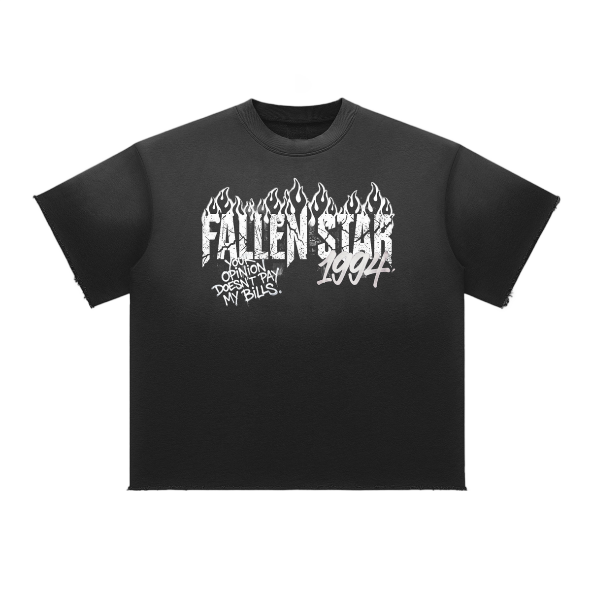 fallenstar Sun Fade Raw Edge T-Shirt