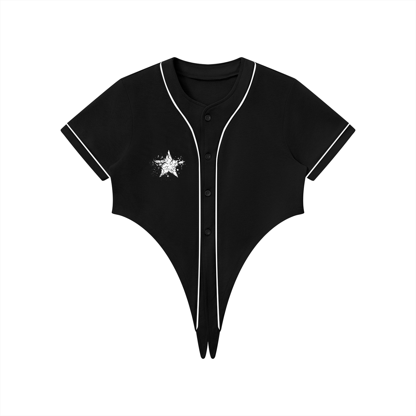 fallenstar Women's Piping Baseball Jersey